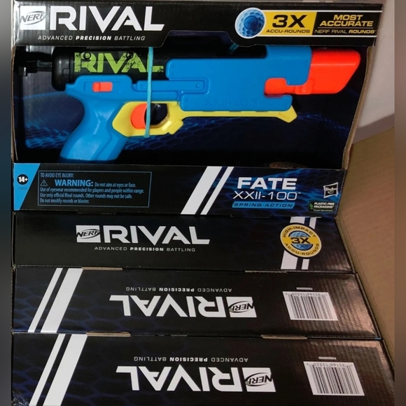 NEW Case Of 2 NERF Rival Fate XXII-100 Spring Action Blaster -15 - Picture 2 of 6